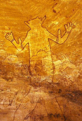 Tassili N'Ajjer rock drawing