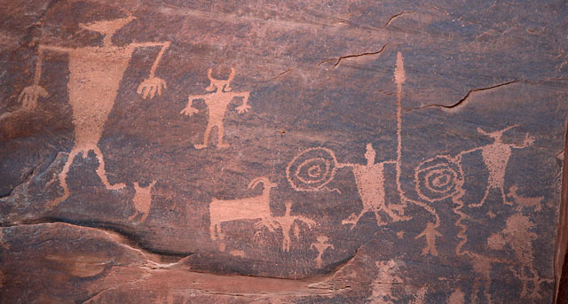 private photo of Utah rock painting