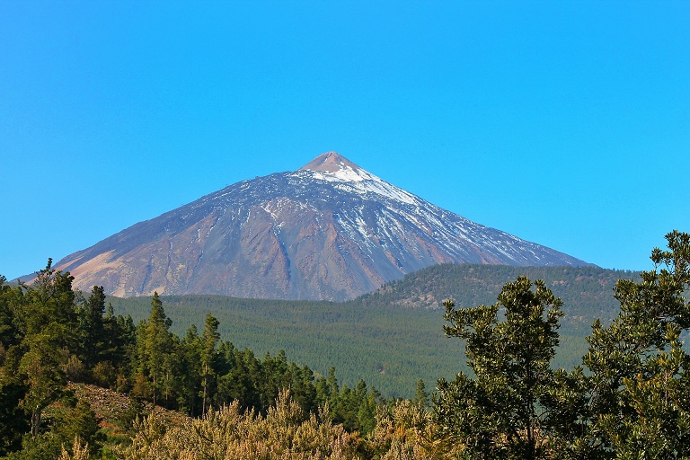 The Teide Mountain on the island Tenerife