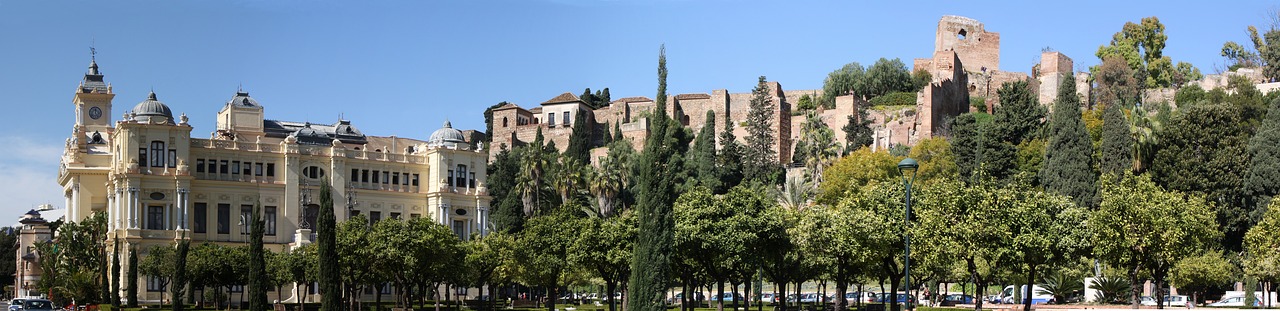  malaga with the alcazabapanorama of