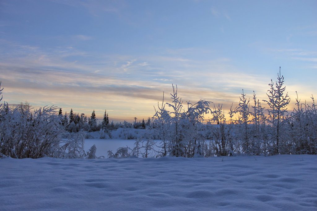 frozen lake