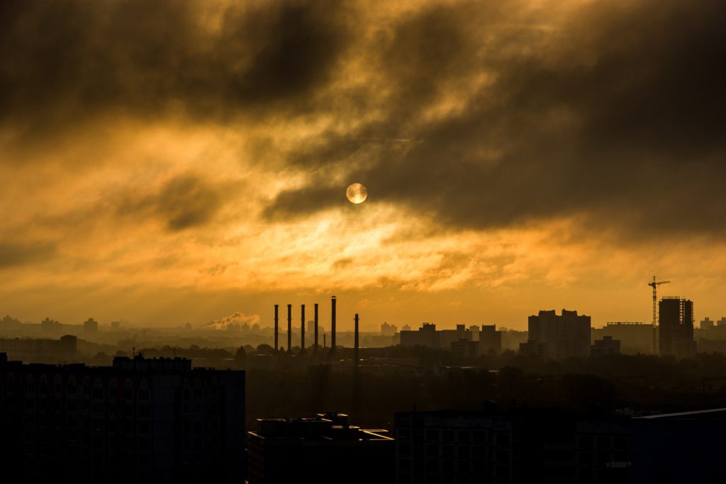 air pollution through industry