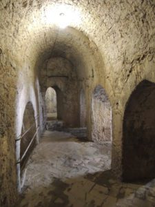 One of the rooms on the way down
