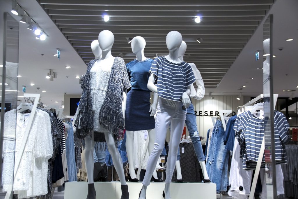 mannequins on display