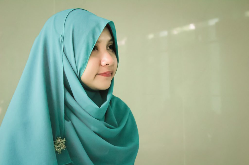 Indonesian veiled woman