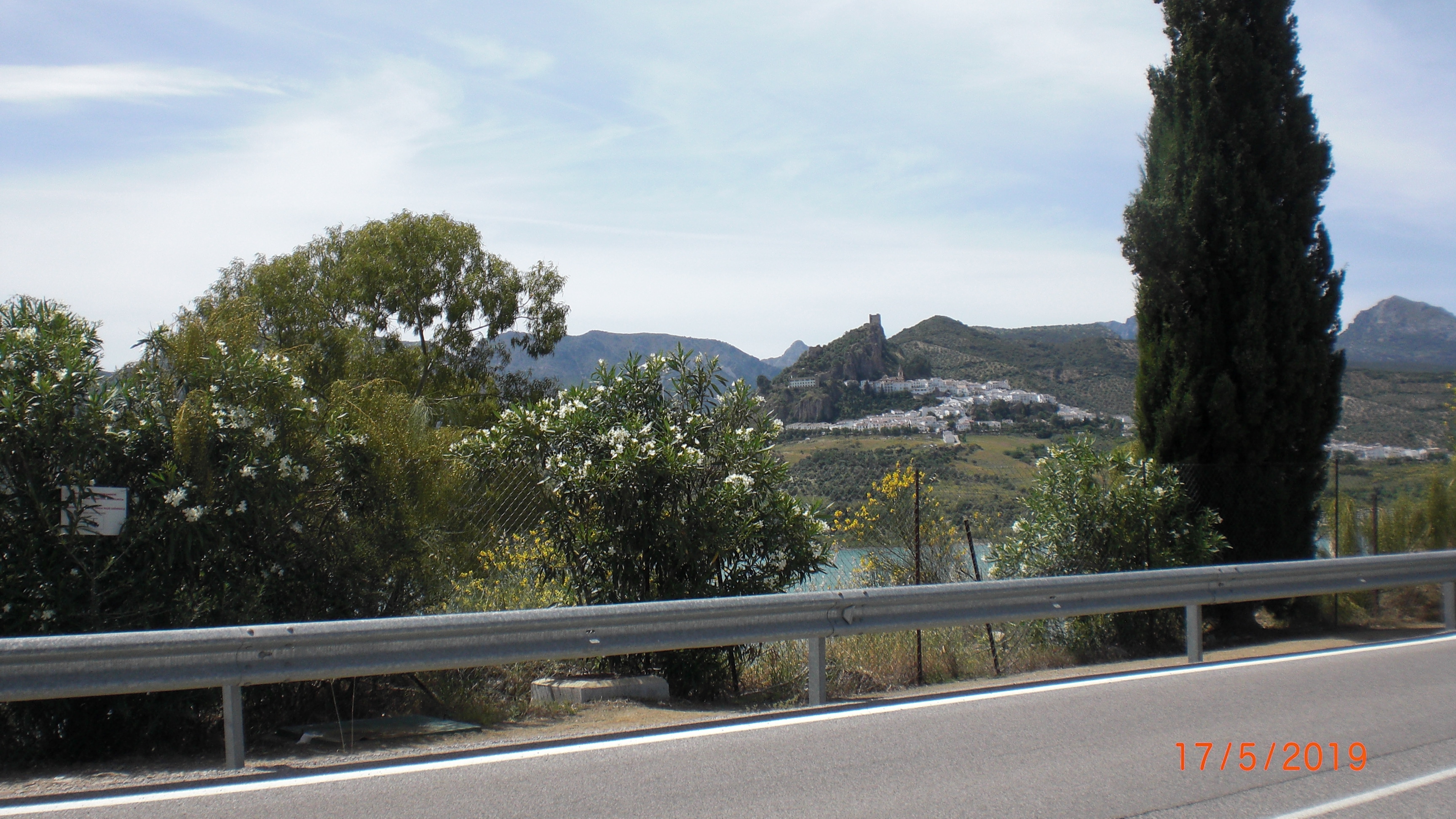 view from the dam of Zahara de la Sierra