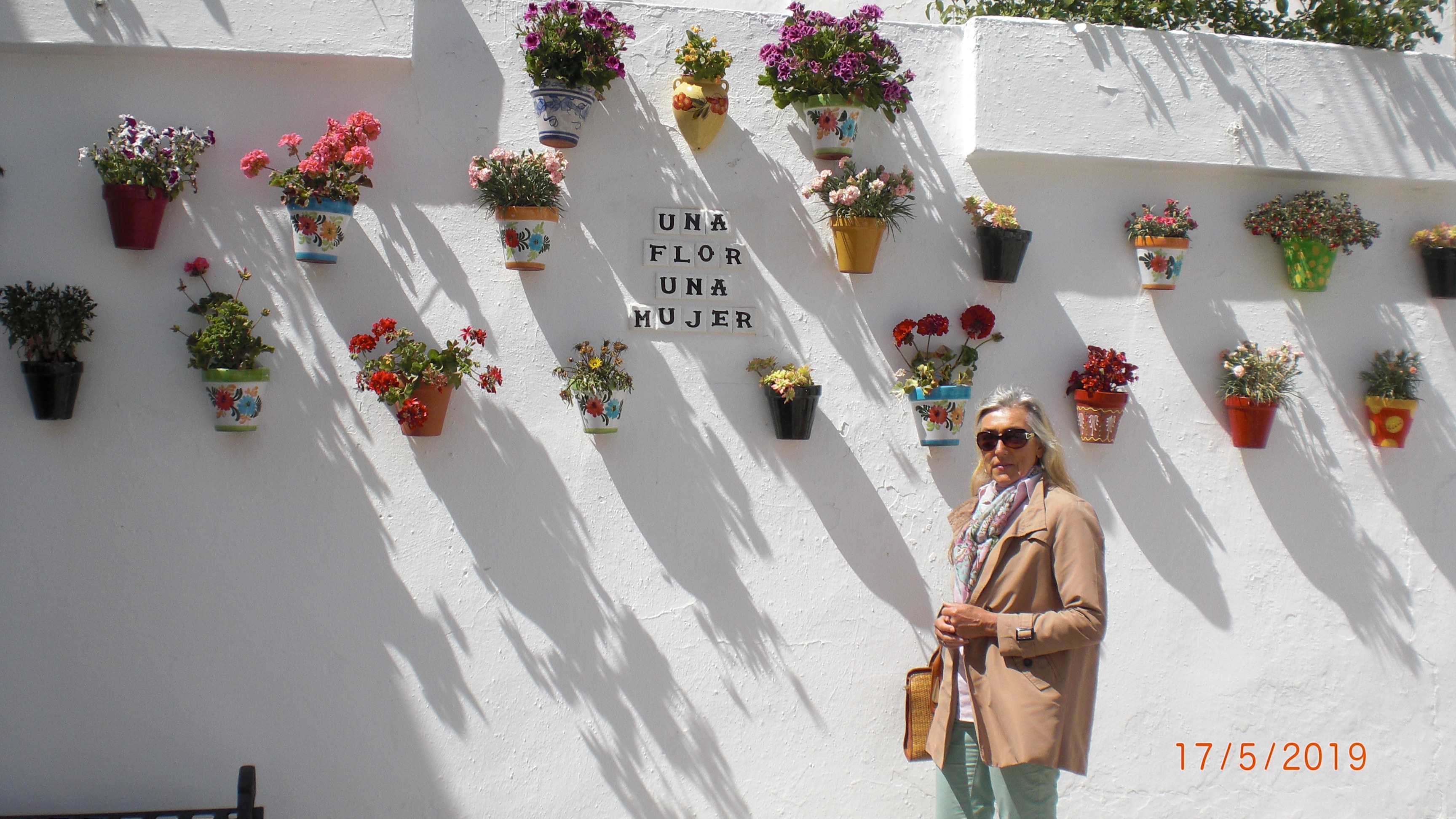 Typical Andalusian flower pots