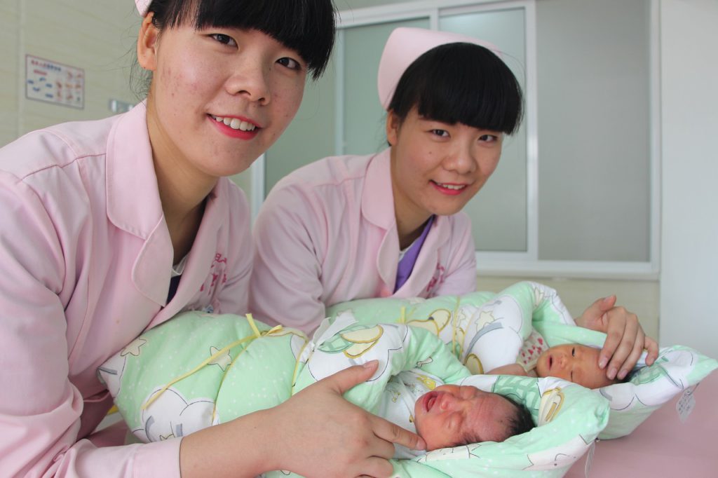 twin-sisters in the hospital