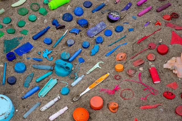 variety in plastic pollution