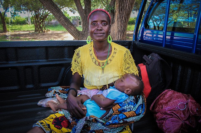 Mother with her Baby