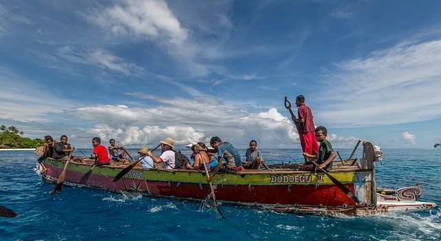 Transport between the islands